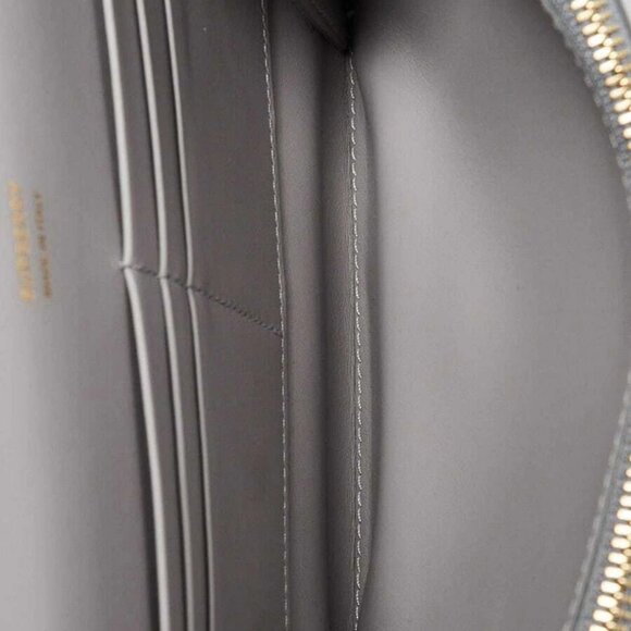 Burberry Heather Melange Smooth Leather Mini TB Shoulder Bag - Picture 9 of 11